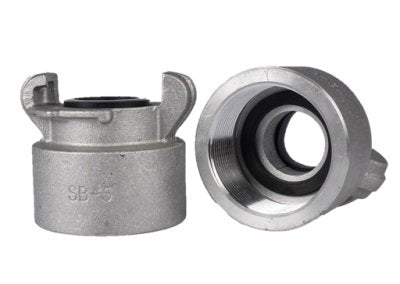 SB5 Threaded Coupling (Standard), 2" NPS, 1-1/4" Gasket ID (Aluminum)