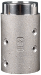 HE2 Nozzle Holder (Standard), 1" Hose ID x 1-7/8" Hose OD, 1-1/4" NPS (Aluminum)