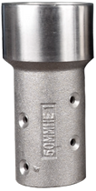 MHE1 Nozzle Holder, 3/4" Hose ID x 1-1/2" Hose OD, 50mm Threads (Aluminum)