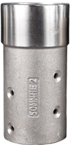 MHE2 Nozzle Holder, 1" Hose ID x 1-7/8" Hose OD, 50mm Threads (Aluminum)