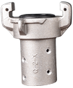 Q2X Blast Coupling (Full Port), 1" Hose ID x 1-7/8" Hose OD, 1-3/4" Gasket ID (Aluminum)