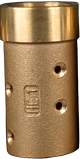 HE1 Nozzle Holder (Standard), 3/4" Hose ID x 1-1/2" Hose OD, 1-1/4" NPS (Brass)