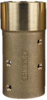MHE2 Nozzle Holder, 1" Hose ID x 1-7/8" Hose OD, 50mm Threads (Brass)