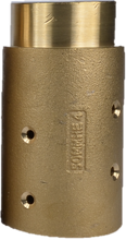 MHE4 Nozzle Holder, 1-1/2" Hose ID x 2-3/8" Hose OD, 50mm Threads (Brass)