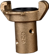 Q05 Blast Coupling (Standard), 1/2" Hose ID x 1-3/16" Hose OD, 1-1/4" Gasket ID (Brass)