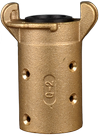 Q2 Blast Coupling (Standard), 1" Hose ID x 1-7/8" Hose OD, 1-1/4" Gasket ID (Brass)