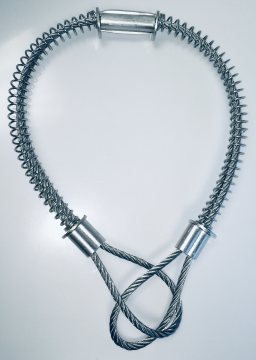Safety Cable (Hose to Hose), 1" - 2-1/2" Hose Size (Plated Steel)