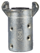 Q2 Blast Coupling (Standard), 1" Hose ID x 1-7/8" Hose OD, 1-1/4" Gasket ID (Carbon Steel)