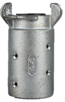 Q3 Blast Coupling (Standard), 1-1/4" Hose ID x 2-5/32" Hose OD, 1-1/4" Gasket ID (Carbon Steel)