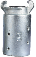 Q4 Blast Coupling (Standard), 1-1/2" Hose ID x 2-3/8" Hose OD, 1-1/4" Gasket ID (Carbon Steel)