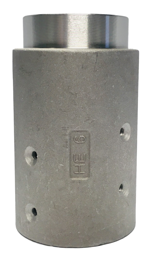 HE6 Nozzle Holder, 2" Hose ID, 2" NPS (Aluminum)