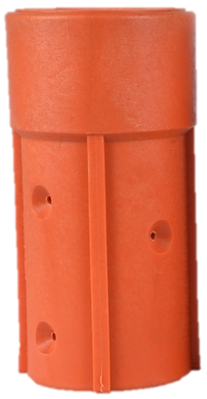 HE1 Nozzle Holder (Standard), 3/4" Hose ID x 1-1/2" Hose OD, 1-1/4" NPS (Nylon)