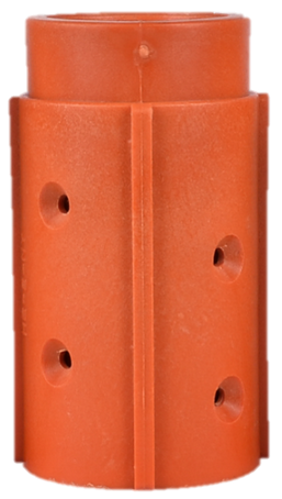 HE2 Nozzle Holder (Standard), 1" Hose ID x 1-7/8" Hose OD, 1-1/4" NPS (Nylon)