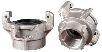 SB4X Threaded Coupling (Full Port), 2" NPT, 1-3/4" Gasket ID (Aluminum)