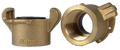 SB2M Threaded Coupling (Standard), 1-1/2" BSPP, 1-1/4" Gasket ID (Brass)