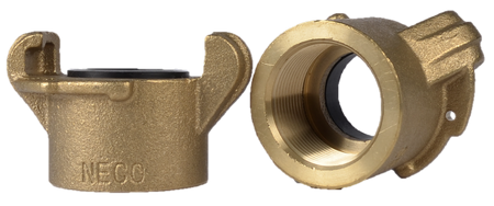SB1M Threaded Coupling (Standard), 1-1/4" BSPP, 1-1/4" Gasket ID (Brass)