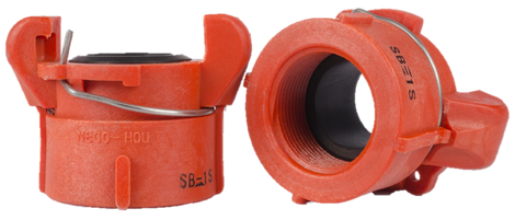 SB2S Threaded Coupling (Standard), 1-1/2" NPS, 1-1/4" Gasket ID (Nylon)